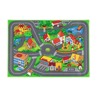 REBEL ROADS leikkimatto värikäs 92x133cm