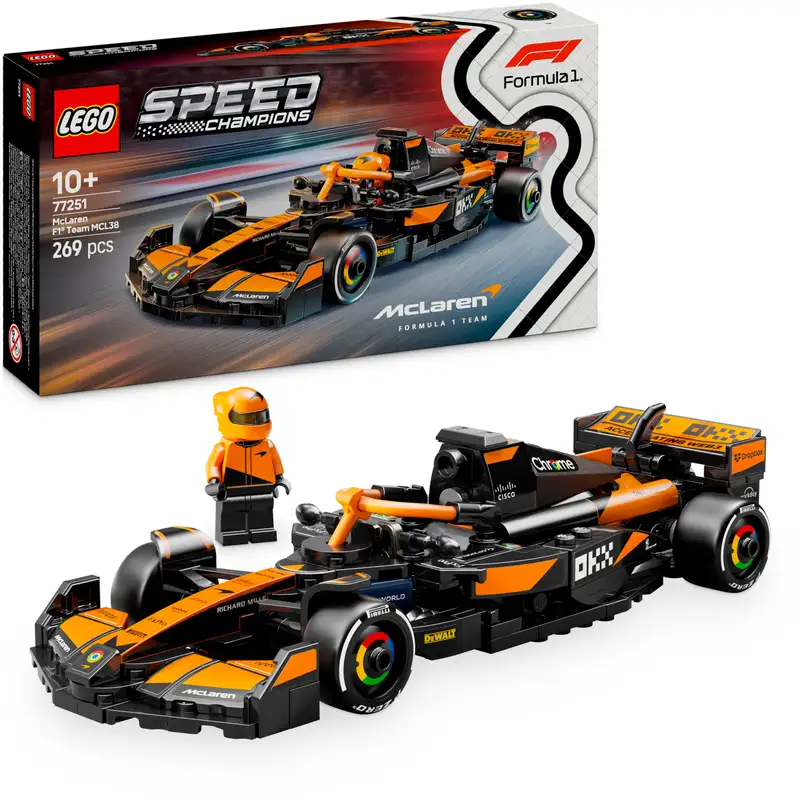 LEGO® Speed Champions McLaren F1® Team MCL38 kilpa-auto 77251 - Image 2