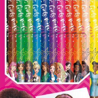 Värikynä Maped 12kpl Barbie
