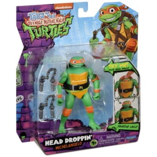 Turtles Mutant Mayhem - Tales Of Head Droppin' figuuri Michelangelo