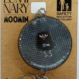 Heijastin Muumi Haisuli pyöreä musta