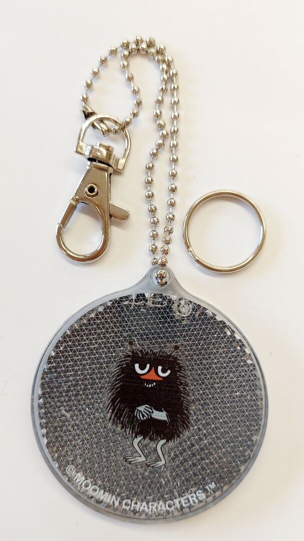 Heijastin Muumi Haisuli pyöreä musta - Image 2