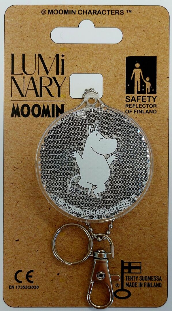 Heijastin Muumi Muumipeikko pyöreä kirkas