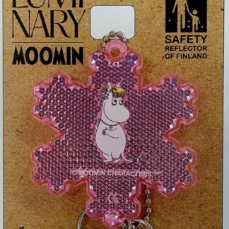 Heijastin Muumi Niiskuneiti lumihiutale pinkki