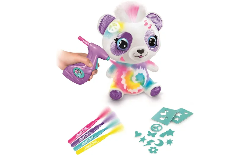 Airbrush Plush -pehmolelu, panda - Image 3
