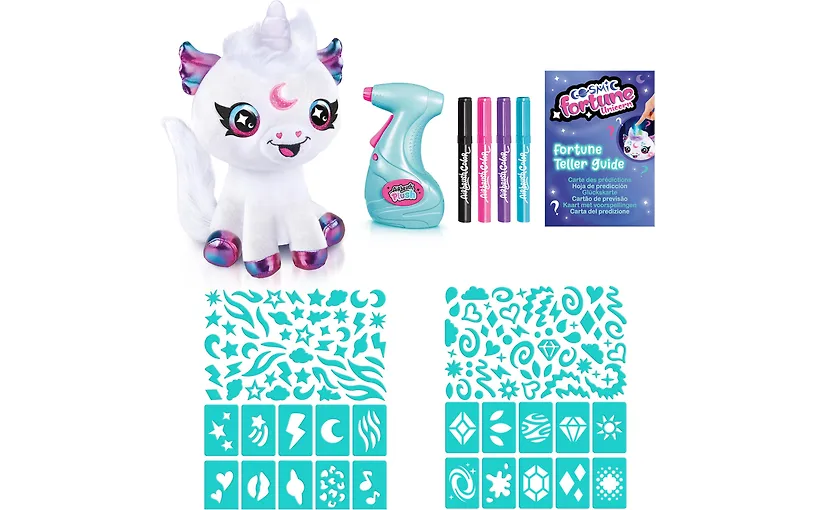 Airbrush Plush -pehmohahmo, Cosmic Unicorn - Image 3