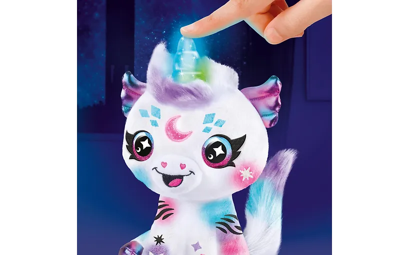 Airbrush Plush -pehmohahmo, Cosmic Unicorn - Image 5
