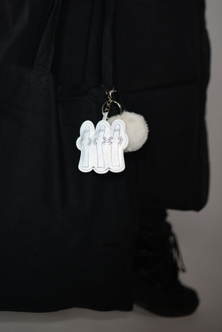 Muumi heijastava avaimenperä/laukkukoriste Hattivatit - Image 7